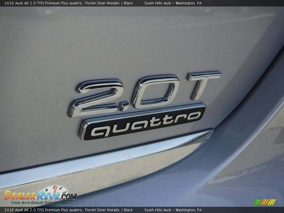 2016 Audi A6 2.0 TFSI Premium Plus quattro Florett Silver Metallic / Black Photo #15