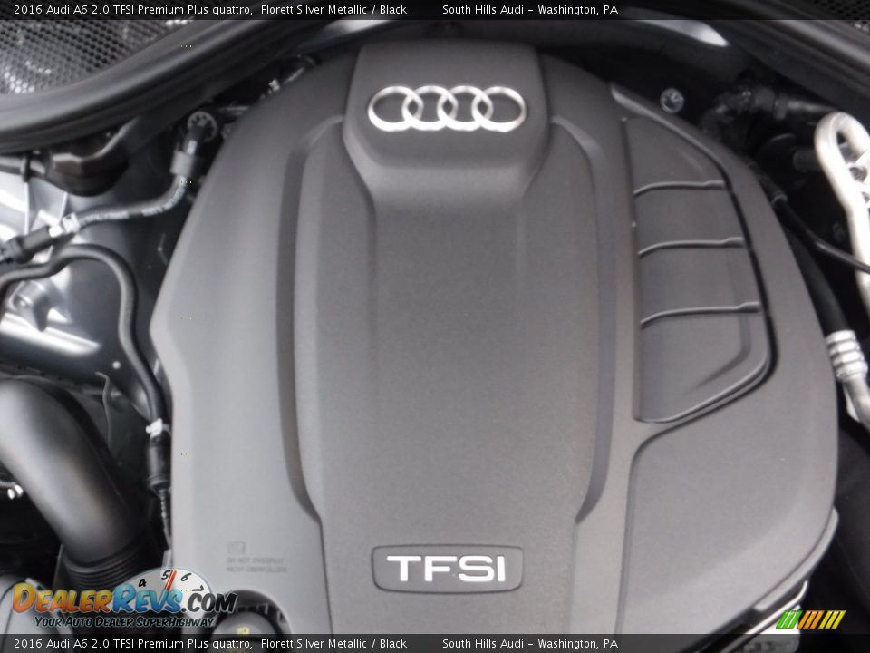 2016 Audi A6 2.0 TFSI Premium Plus quattro Florett Silver Metallic / Black Photo #18