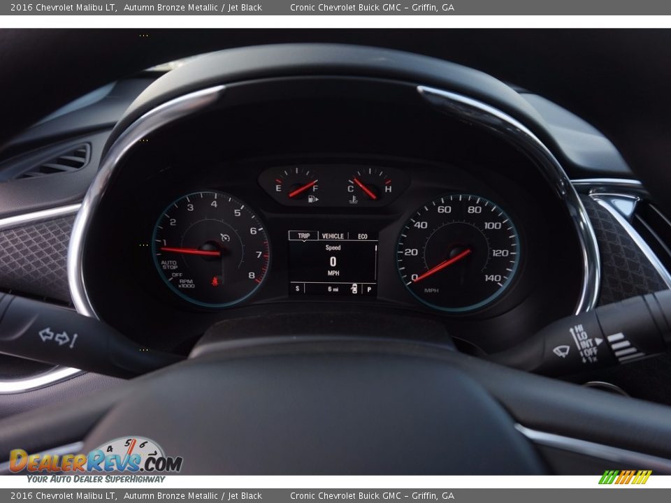 2016 Chevrolet Malibu LT Autumn Bronze Metallic / Jet Black Photo #12