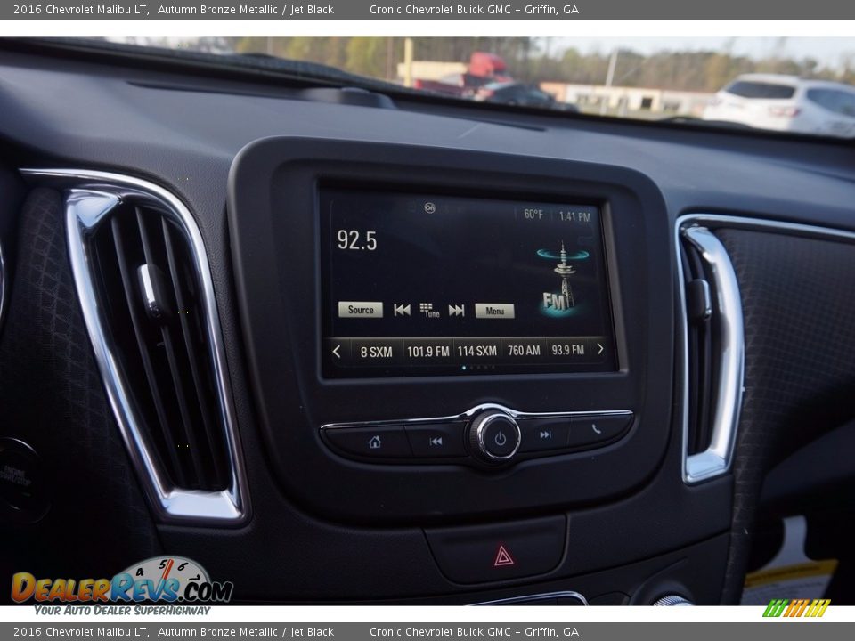 2016 Chevrolet Malibu LT Autumn Bronze Metallic / Jet Black Photo #13