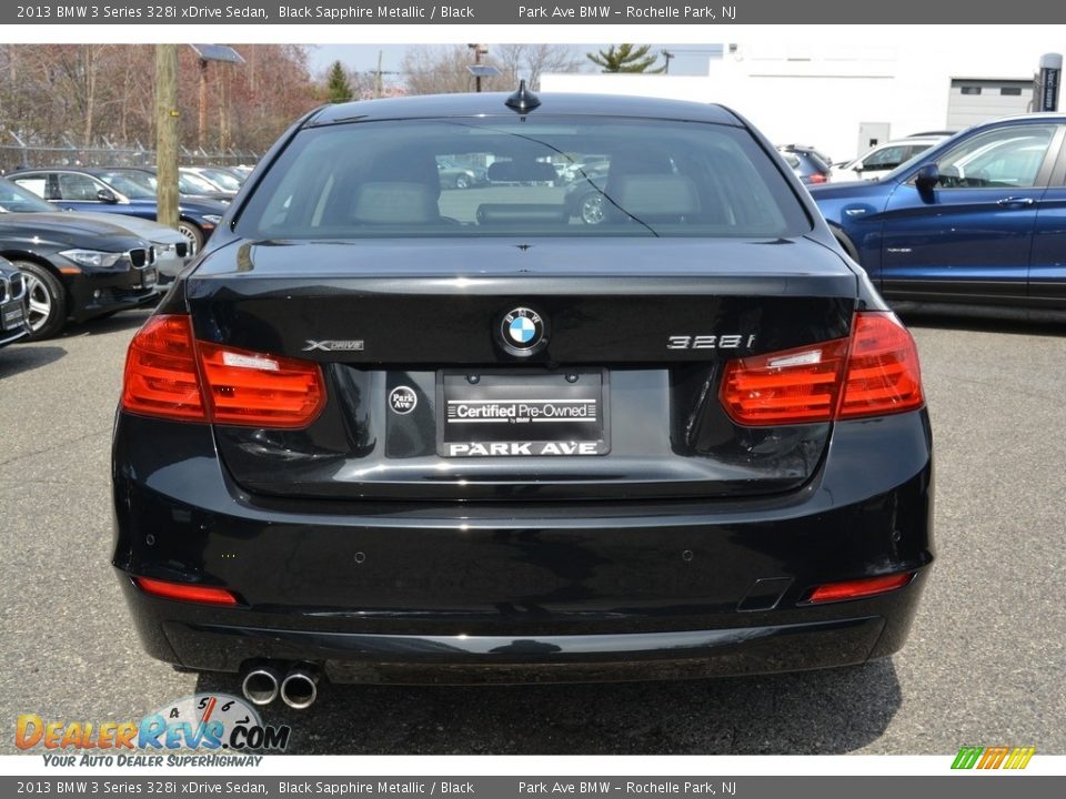 2013 BMW 3 Series 328i xDrive Sedan Black Sapphire Metallic / Black Photo #4