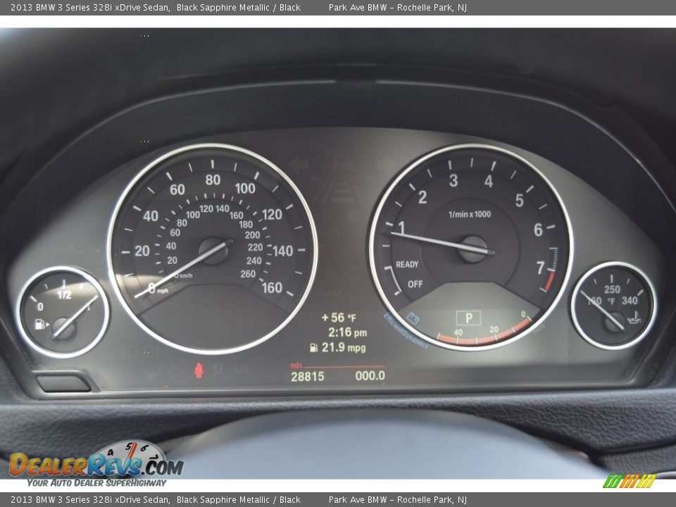 2013 BMW 3 Series 328i xDrive Sedan Black Sapphire Metallic / Black Photo #22