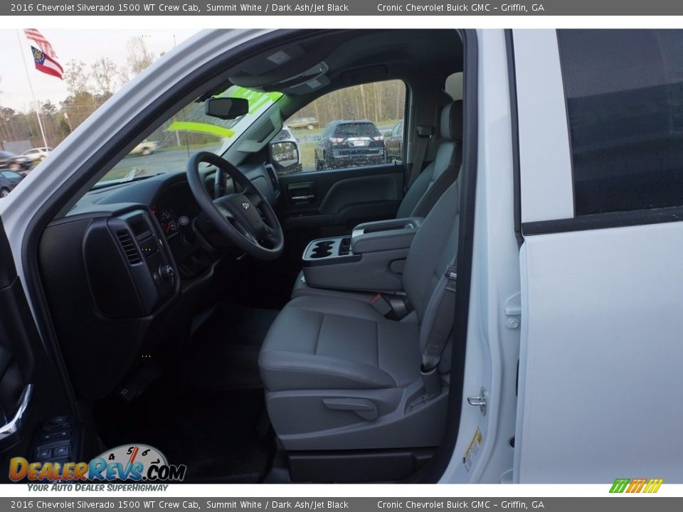 2016 Chevrolet Silverado 1500 WT Crew Cab Summit White / Dark Ash/Jet Black Photo #9