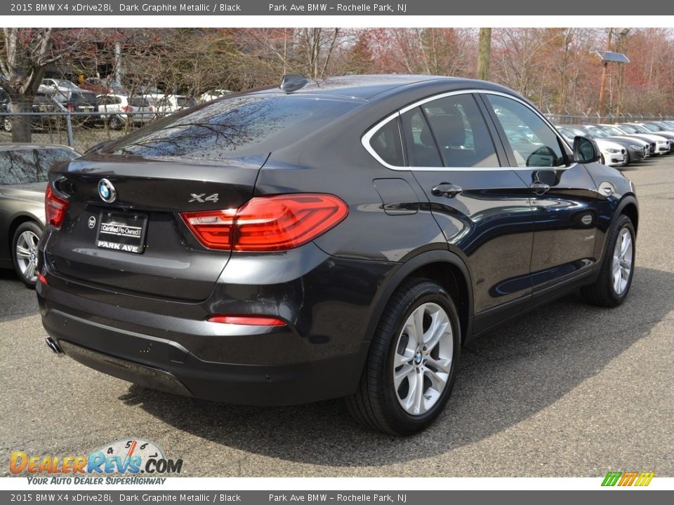 2015 BMW X4 xDrive28i Dark Graphite Metallic / Black Photo #3
