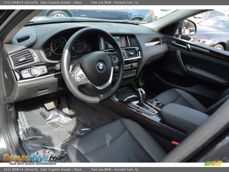 2015 BMW X4 xDrive28i Dark Graphite Metallic / Black Photo #11