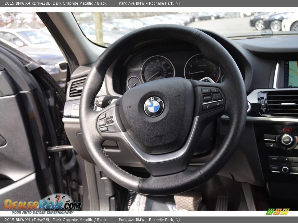 2015 BMW X4 xDrive28i Dark Graphite Metallic / Black Photo #19