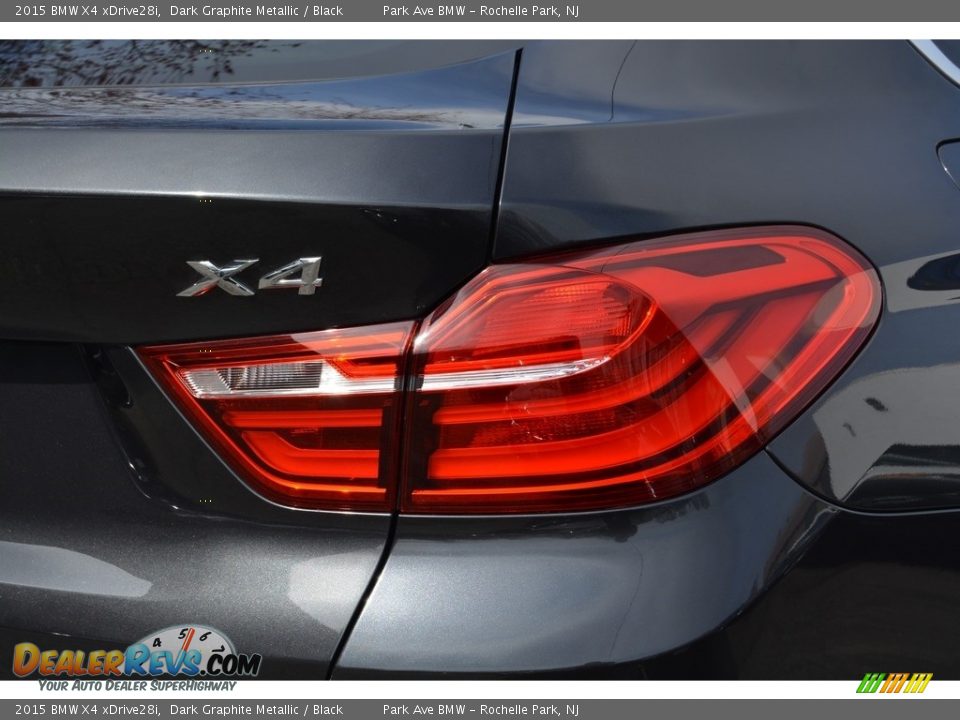 2015 BMW X4 xDrive28i Dark Graphite Metallic / Black Photo #24