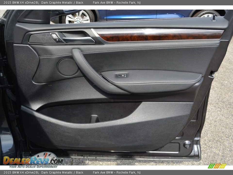 2015 BMW X4 xDrive28i Dark Graphite Metallic / Black Photo #27