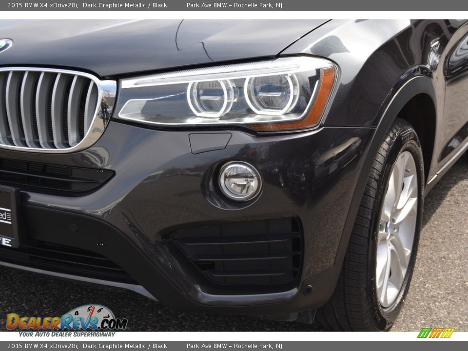 2015 BMW X4 xDrive28i Dark Graphite Metallic / Black Photo #32