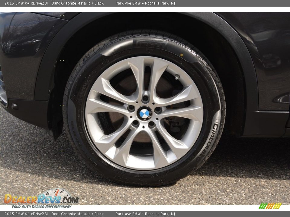 2015 BMW X4 xDrive28i Dark Graphite Metallic / Black Photo #33