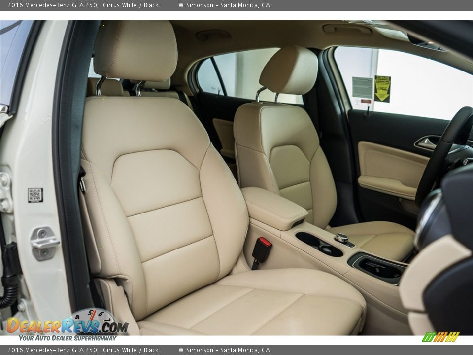 2016 Mercedes-Benz GLA 250 Cirrus White / Black Photo #2