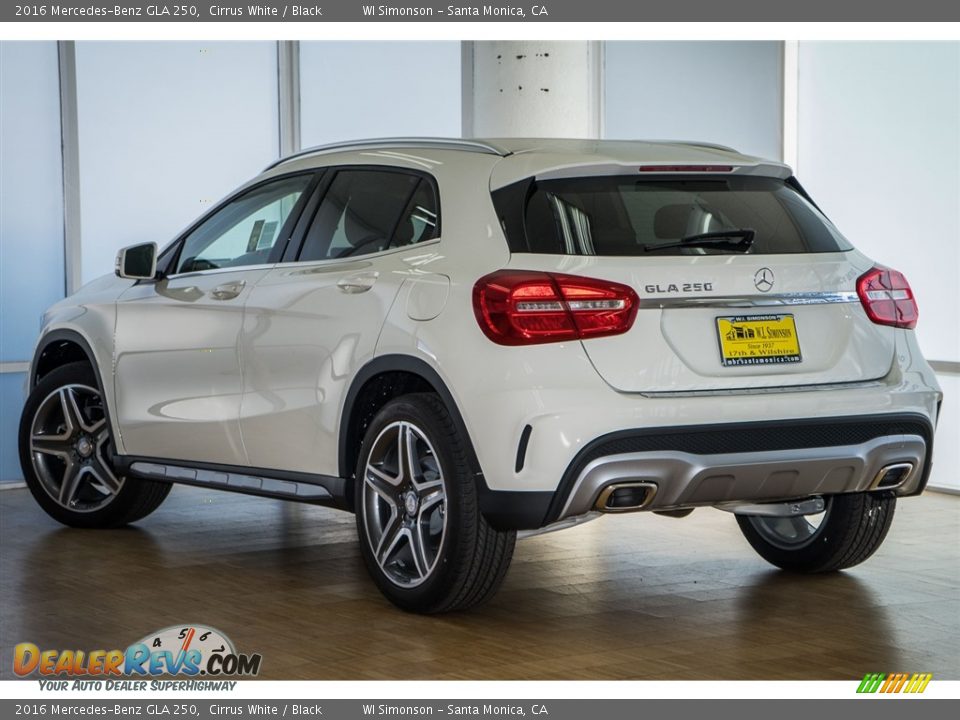 2016 Mercedes-Benz GLA 250 Cirrus White / Black Photo #3