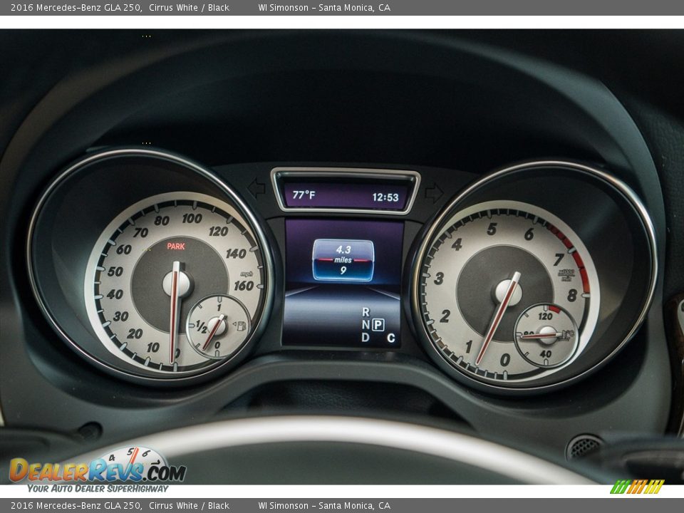 2016 Mercedes-Benz GLA 250 Cirrus White / Black Photo #6