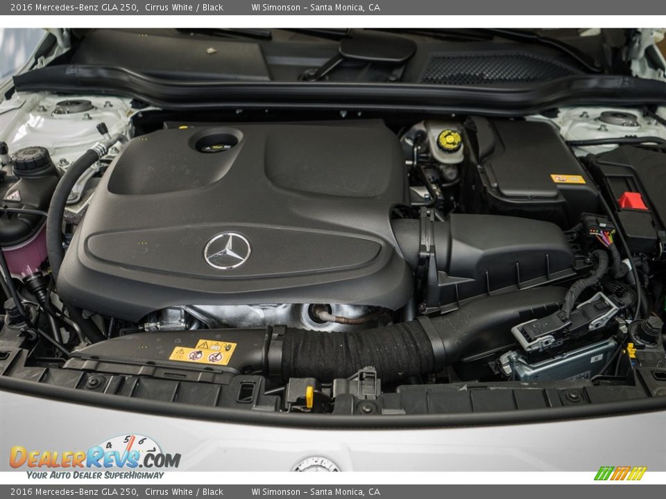 2016 Mercedes-Benz GLA 250 Cirrus White / Black Photo #9