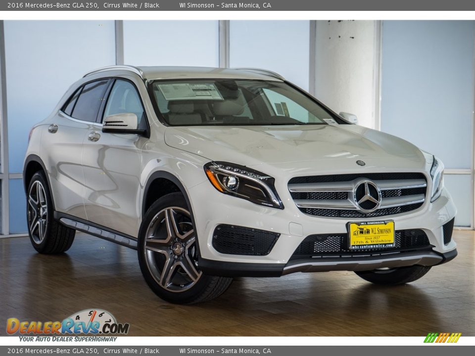 2016 Mercedes-Benz GLA 250 Cirrus White / Black Photo #12
