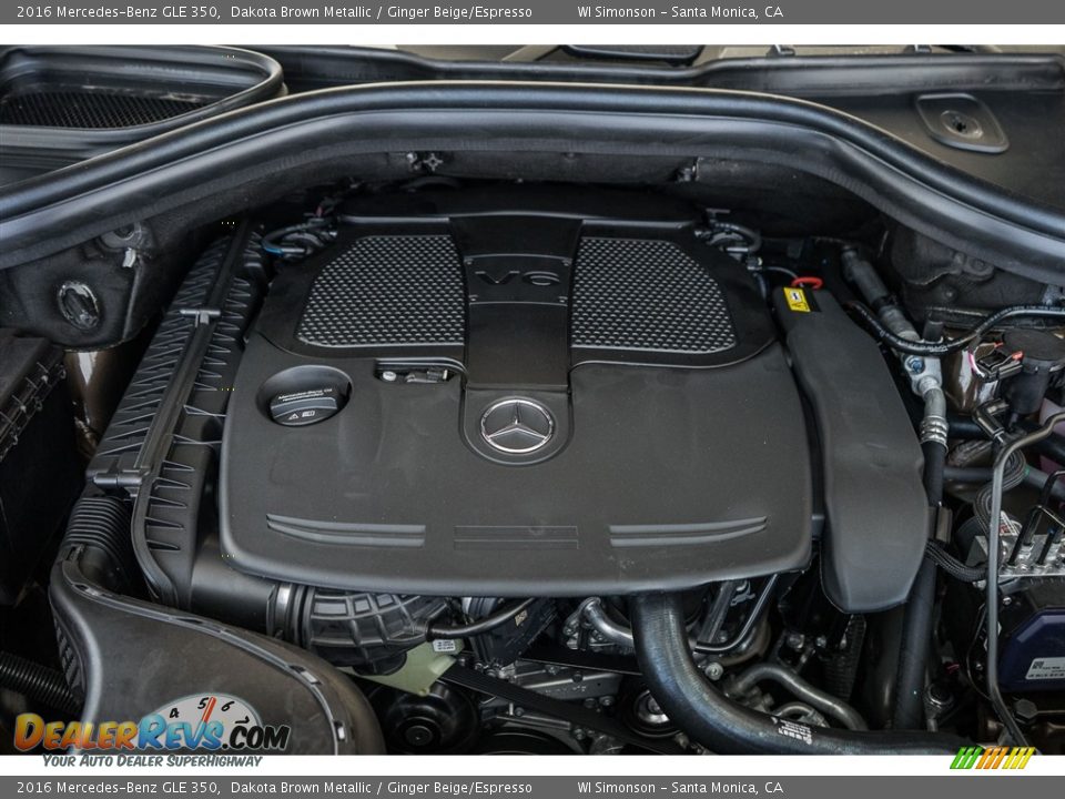 2016 Mercedes-Benz GLE 350 Dakota Brown Metallic / Ginger Beige/Espresso Photo #9