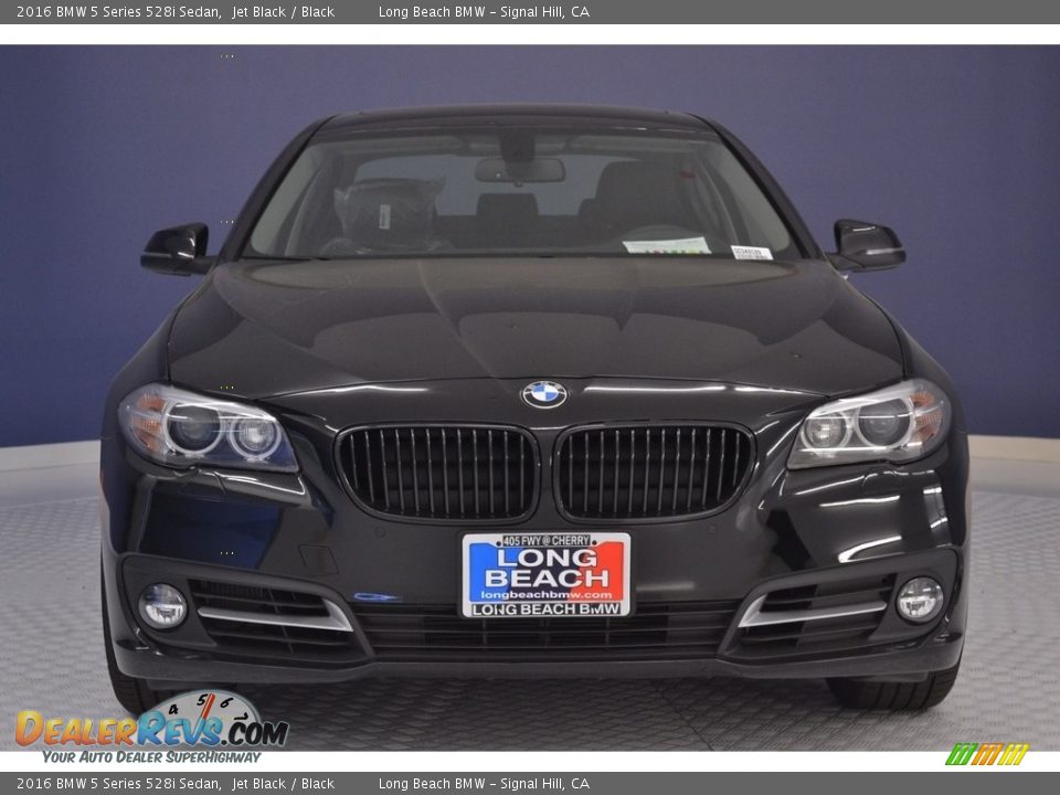 2016 BMW 5 Series 528i Sedan Jet Black / Black Photo #2