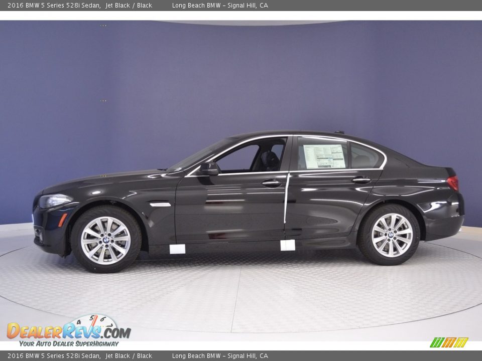 2016 BMW 5 Series 528i Sedan Jet Black / Black Photo #3