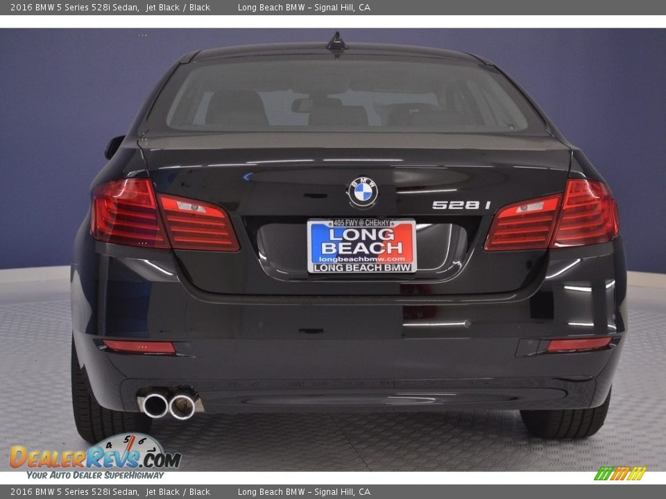 2016 BMW 5 Series 528i Sedan Jet Black / Black Photo #5