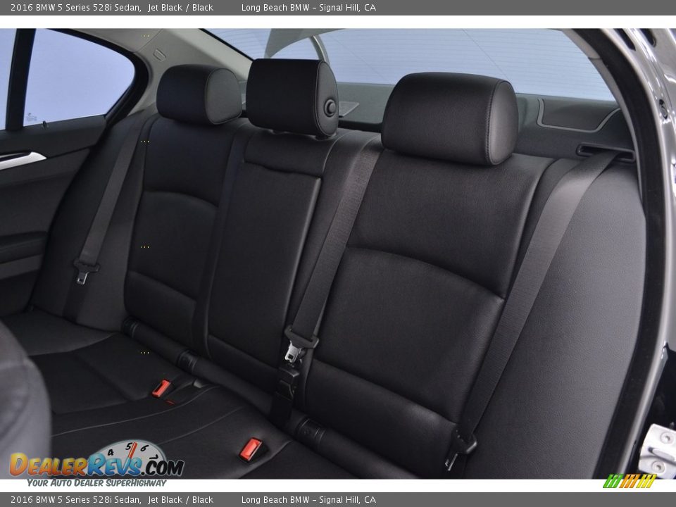 2016 BMW 5 Series 528i Sedan Jet Black / Black Photo #9