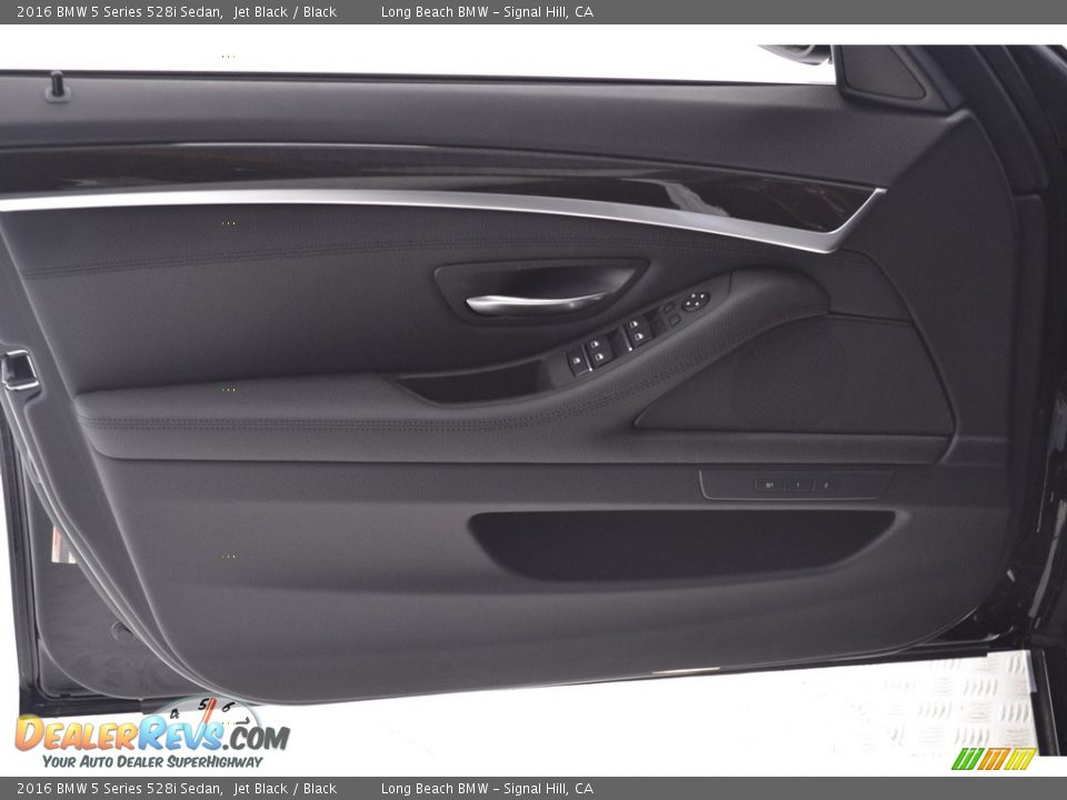 2016 BMW 5 Series 528i Sedan Jet Black / Black Photo #11