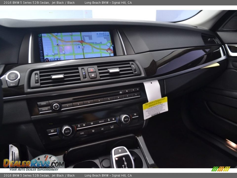 2016 BMW 5 Series 528i Sedan Jet Black / Black Photo #12