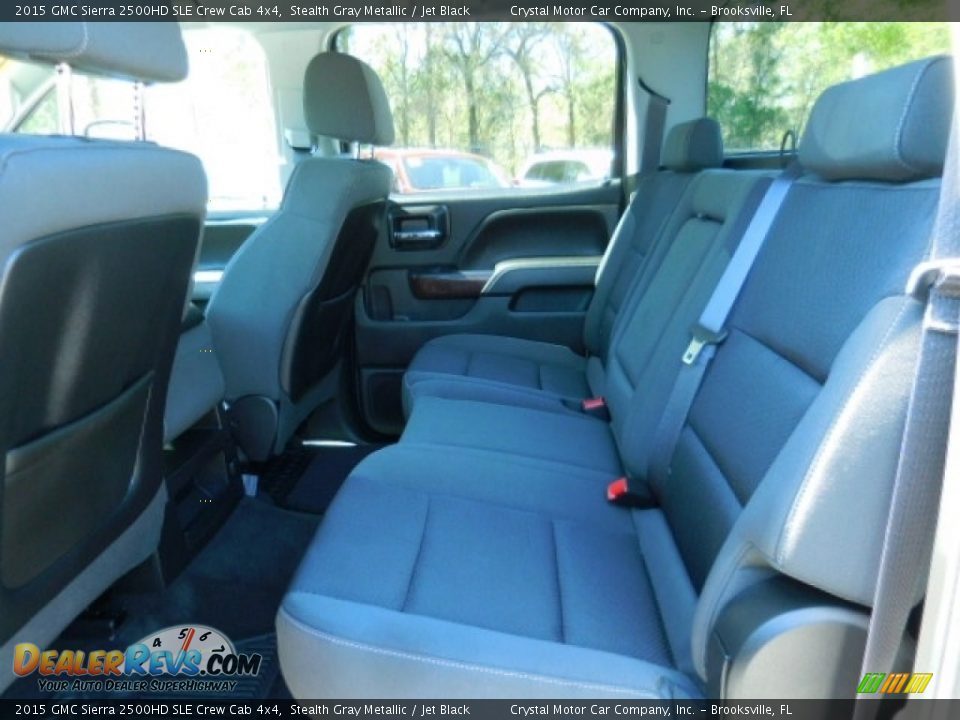 2015 GMC Sierra 2500HD SLE Crew Cab 4x4 Stealth Gray Metallic / Jet Black Photo #5