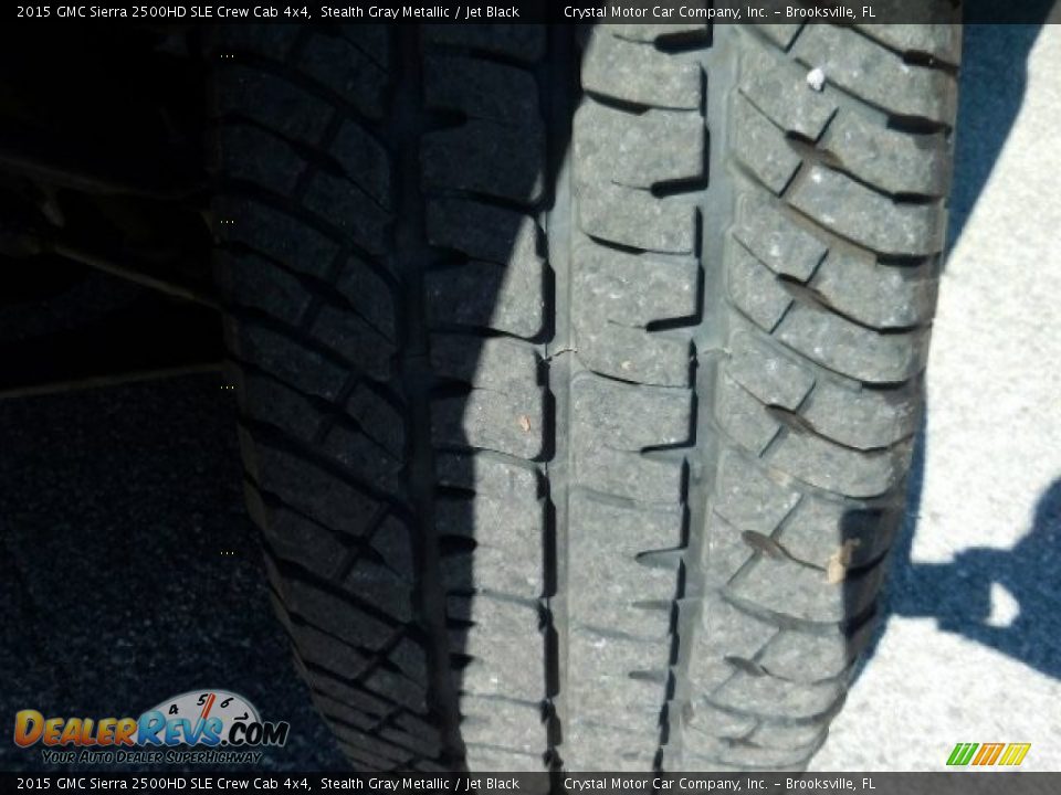 2015 GMC Sierra 2500HD SLE Crew Cab 4x4 Stealth Gray Metallic / Jet Black Photo #15