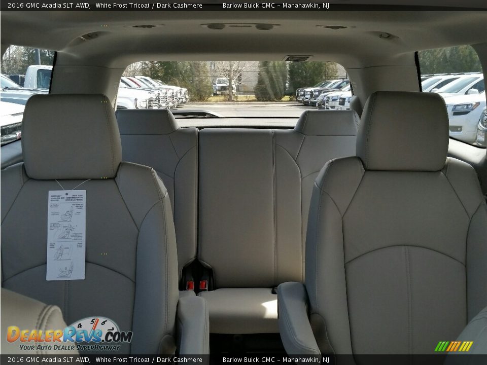 2016 GMC Acadia SLT AWD White Frost Tricoat / Dark Cashmere Photo #8