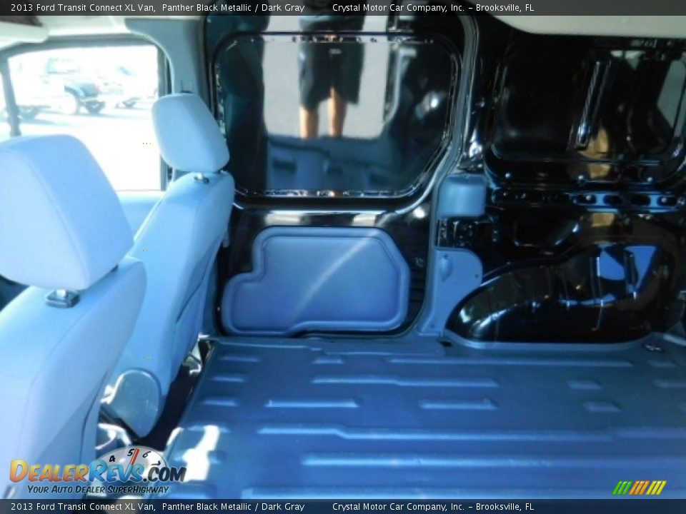 2013 Ford Transit Connect XL Van Panther Black Metallic / Dark Gray Photo #5