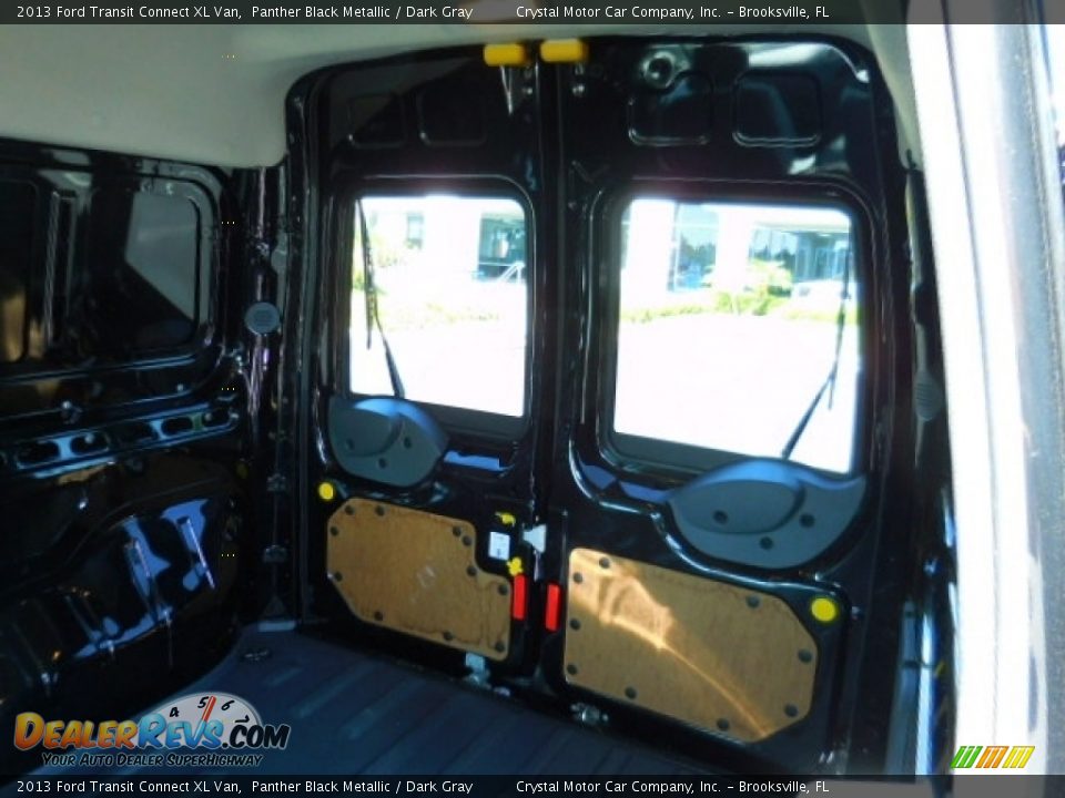 2013 Ford Transit Connect XL Van Panther Black Metallic / Dark Gray Photo #6