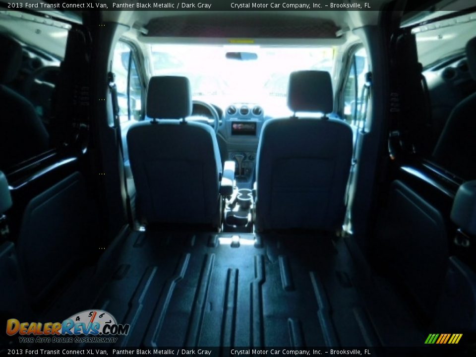 2013 Ford Transit Connect XL Van Panther Black Metallic / Dark Gray Photo #8
