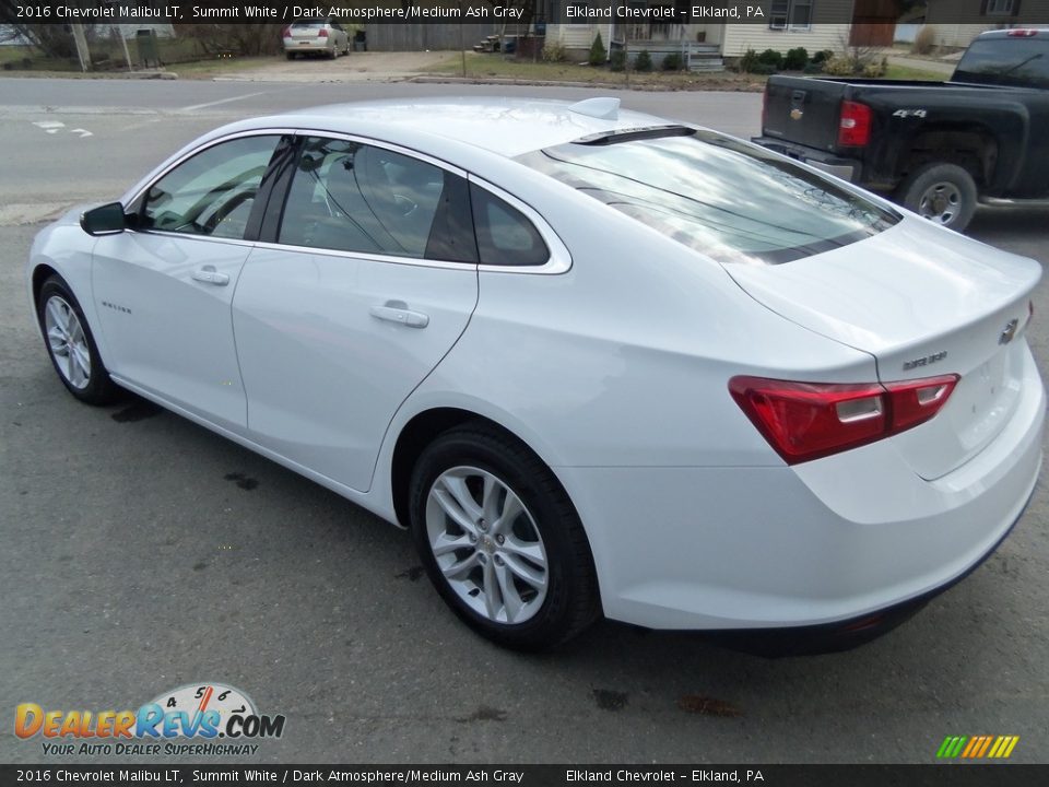 2016 Chevrolet Malibu LT Summit White / Dark Atmosphere/Medium Ash Gray Photo #5