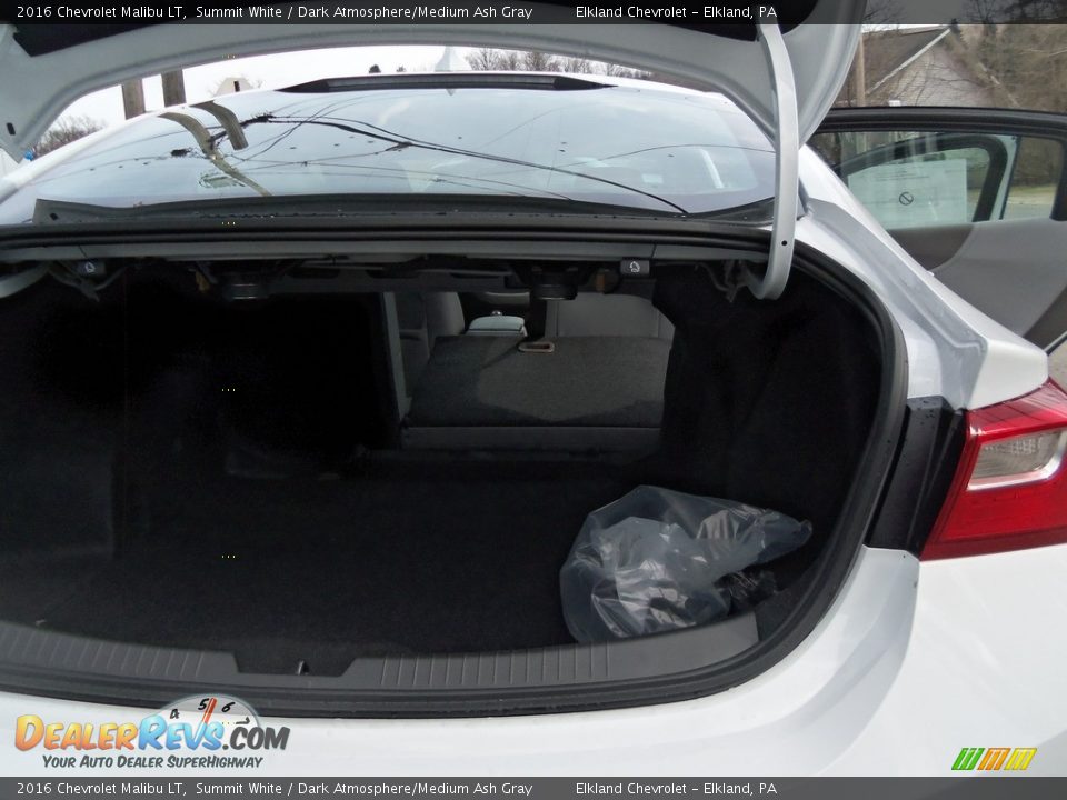 2016 Chevrolet Malibu LT Summit White / Dark Atmosphere/Medium Ash Gray Photo #18