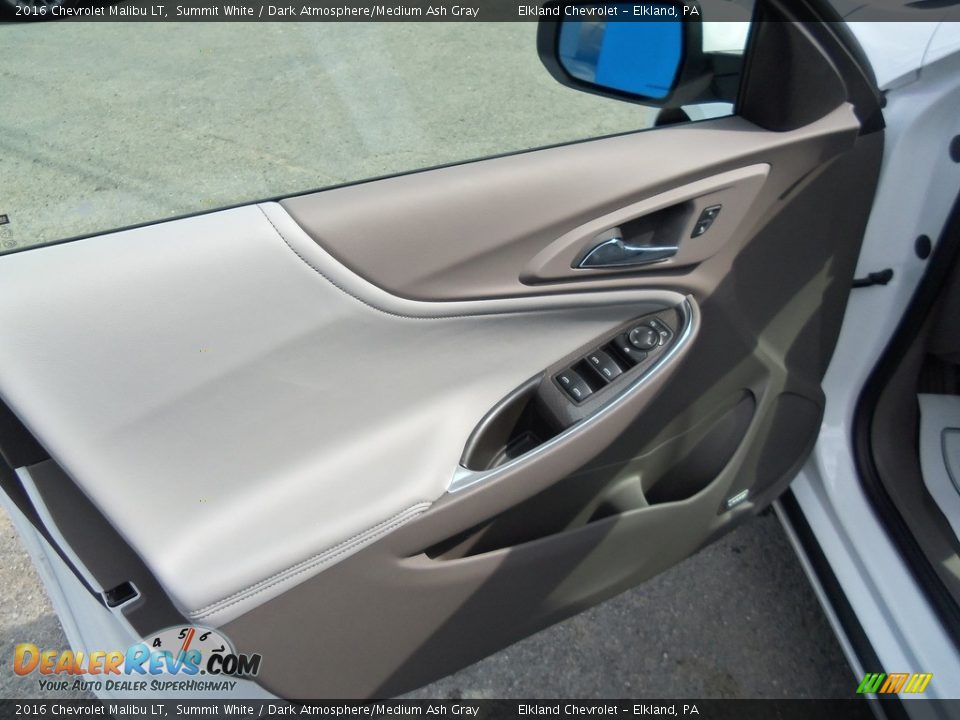 2016 Chevrolet Malibu LT Summit White / Dark Atmosphere/Medium Ash Gray Photo #21