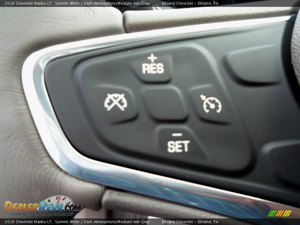 2016 Chevrolet Malibu LT Summit White / Dark Atmosphere/Medium Ash Gray Photo #24