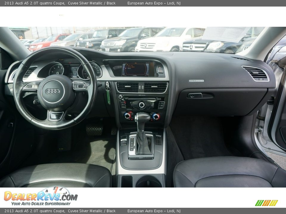 2013 Audi A5 2.0T quattro Coupe Cuvee Silver Metallic / Black Photo #17