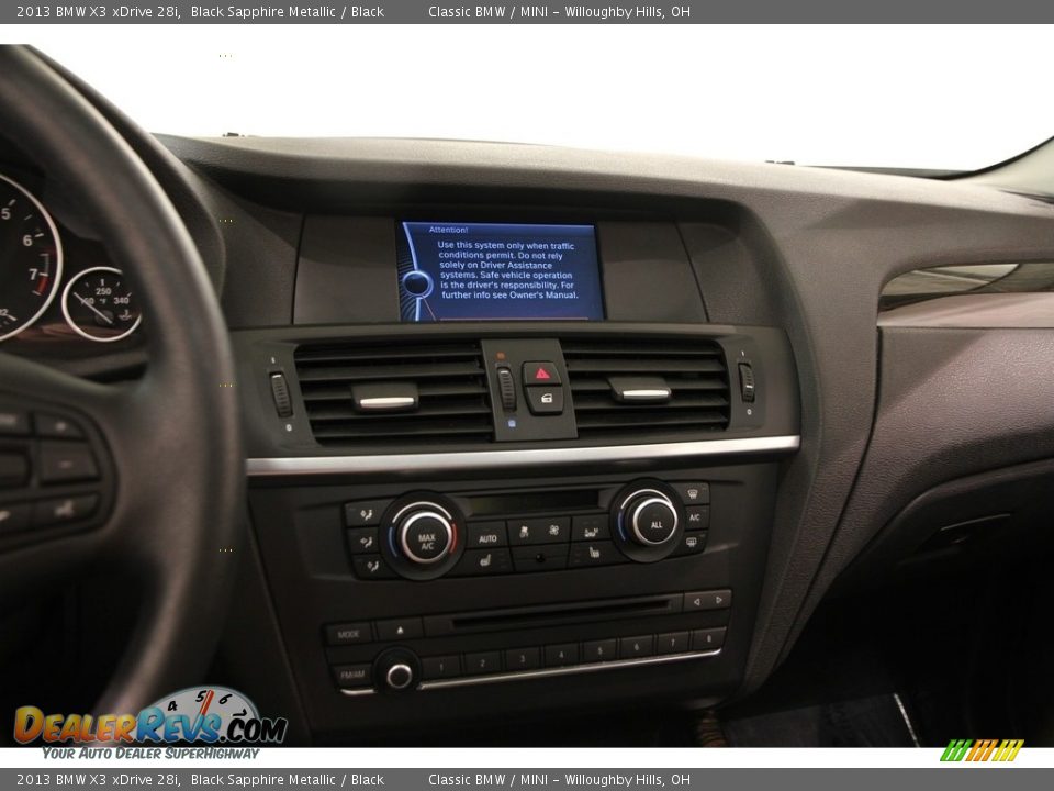 2013 BMW X3 xDrive 28i Black Sapphire Metallic / Black Photo #10