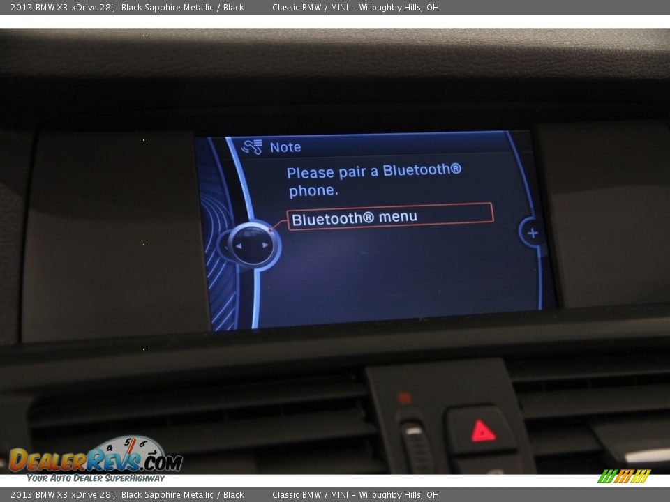 2013 BMW X3 xDrive 28i Black Sapphire Metallic / Black Photo #12