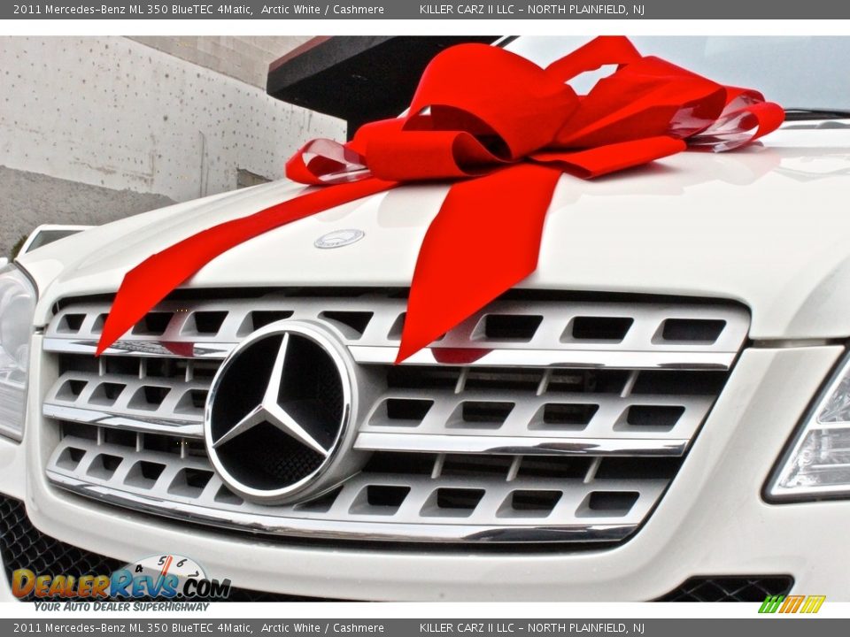 2011 Mercedes-Benz ML 350 BlueTEC 4Matic Arctic White / Cashmere Photo #13