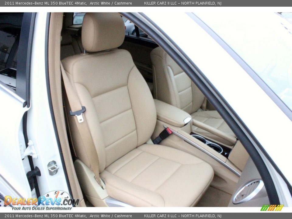 2011 Mercedes-Benz ML 350 BlueTEC 4Matic Arctic White / Cashmere Photo #30