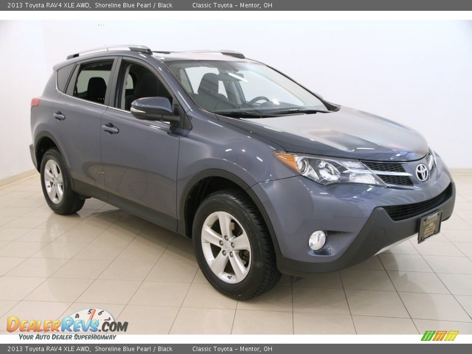 2013 Toyota RAV4 XLE AWD Shoreline Blue Pearl / Black Photo #1
