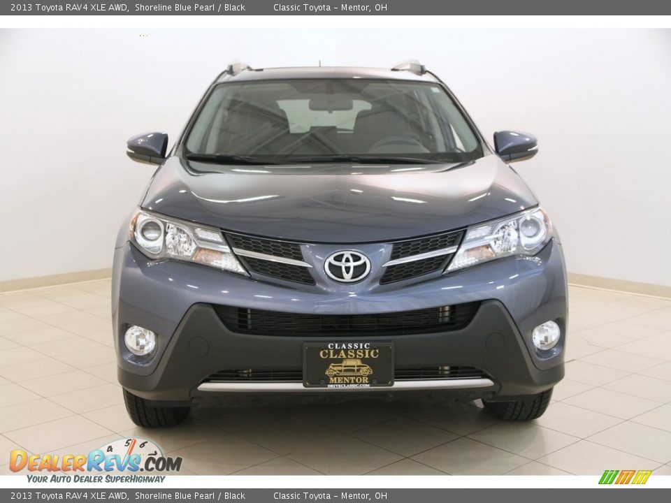 2013 Toyota RAV4 XLE AWD Shoreline Blue Pearl / Black Photo #2