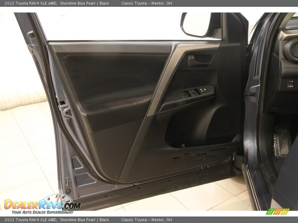 2013 Toyota RAV4 XLE AWD Shoreline Blue Pearl / Black Photo #4