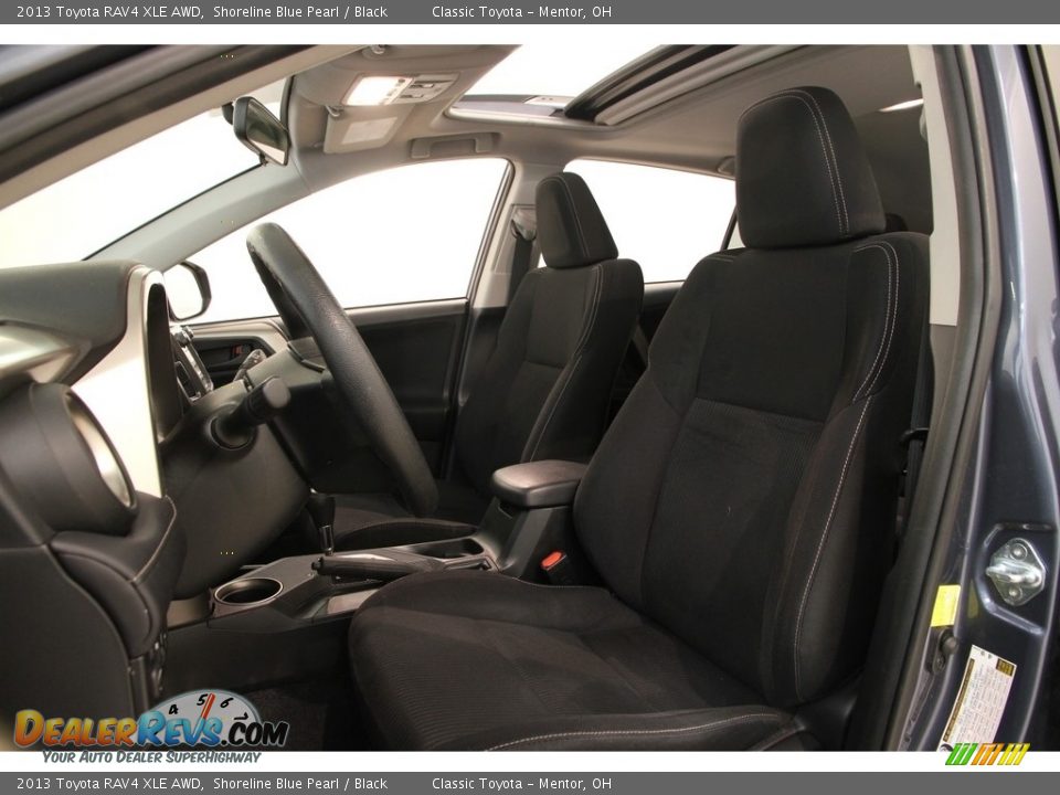 2013 Toyota RAV4 XLE AWD Shoreline Blue Pearl / Black Photo #5