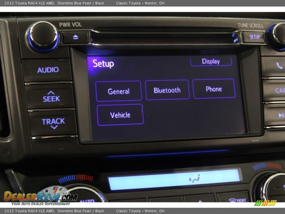 2013 Toyota RAV4 XLE AWD Shoreline Blue Pearl / Black Photo #9