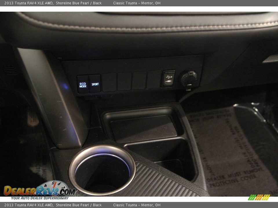 2013 Toyota RAV4 XLE AWD Shoreline Blue Pearl / Black Photo #11