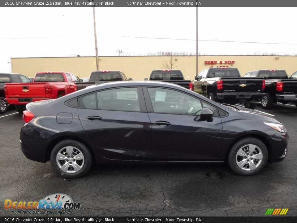 2016 Chevrolet Cruze LS Sedan Blue Ray Metallic / Jet Black Photo #4