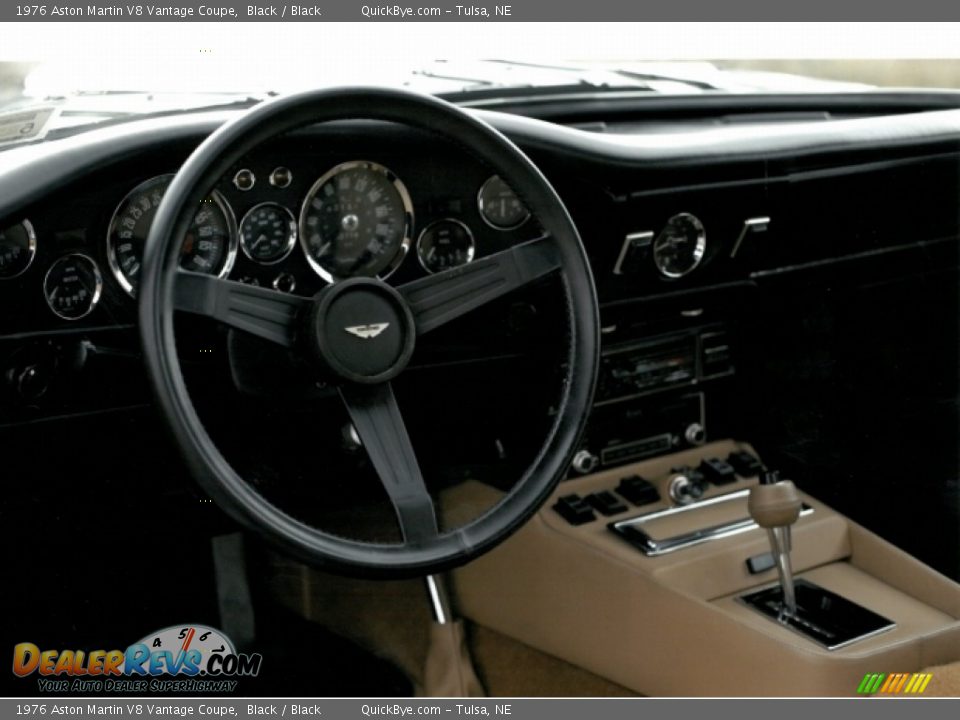 Black Interior - 1976 Aston Martin V8 Vantage Coupe Photo #3