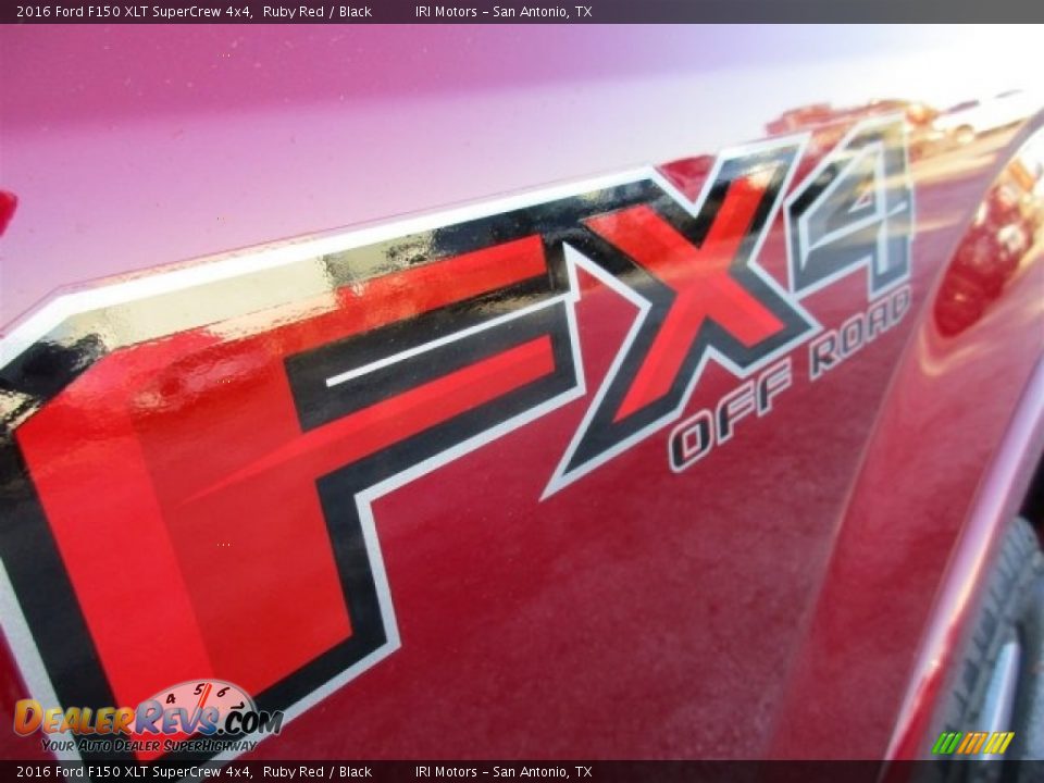2016 Ford F150 XLT SuperCrew 4x4 Ruby Red / Black Photo #9